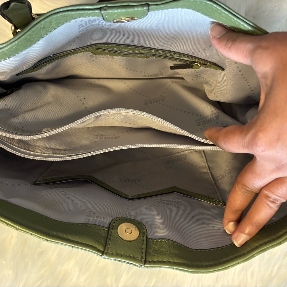 Aimee Kestenberg Olive Quilted Shoulder Bag - Picture 5 of 9